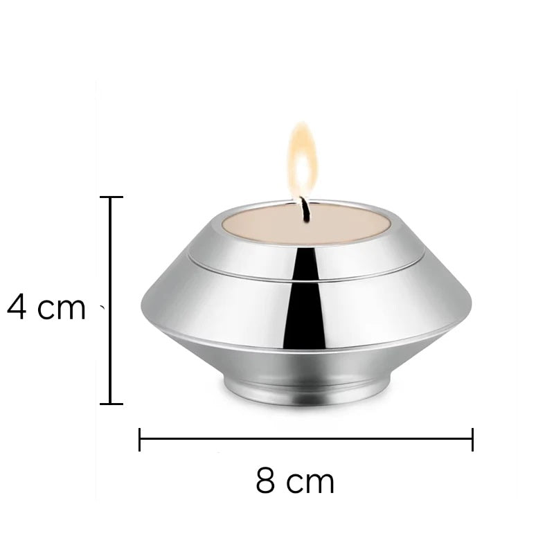 Mini Urn - Zilver - Waxinelichthouder
