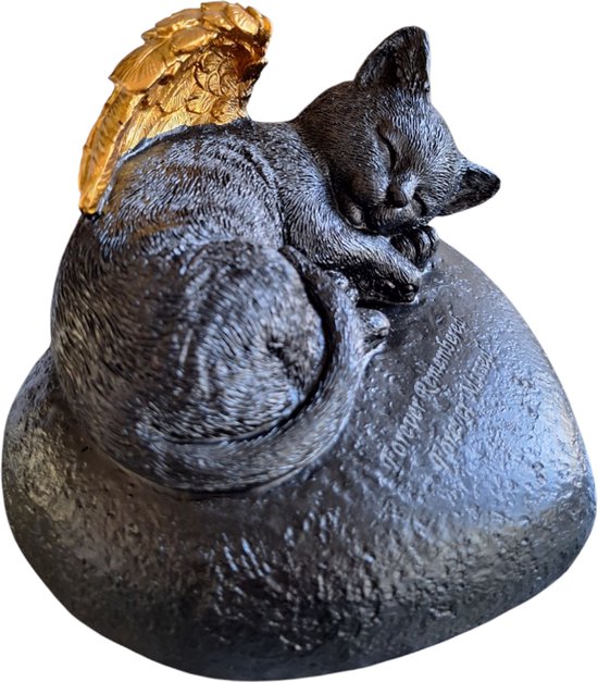 Urn Kat met Engelvleugels