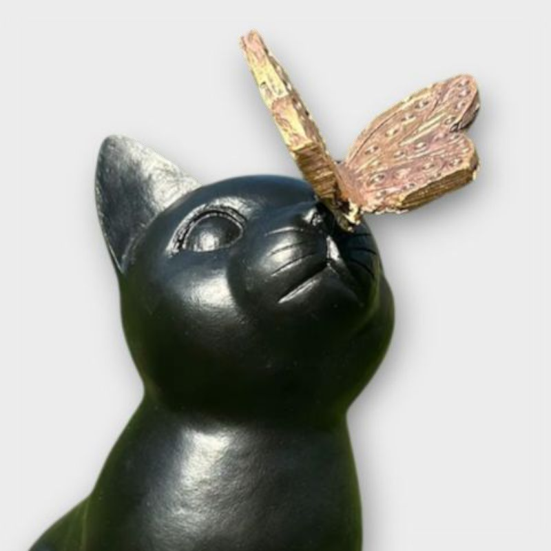 Herdenkingsbeeld voor kat - Herdenkings artikel - In memoriam - In liefdevolle herinnering - Aandenken aan kat - Memorial Beeld- Memorial cadeau - Beeld voor verlies kat