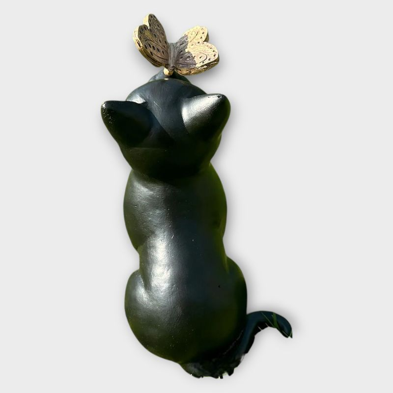Herdenkingsbeeld voor kat - Herdenkings artikel - In memoriam - In liefdevolle herinnering - Aandenken aan kat - Memorial Beeld- Memorial cadeau - Beeld voor verlies kat