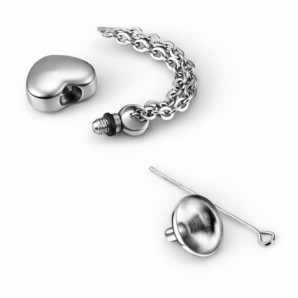 Ashanger Hartje - Goud, Zilver, Rosègoud en Zwart