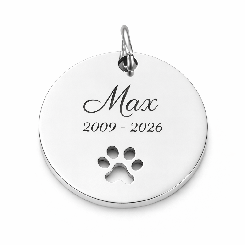 Memorial Flesje - Met gegraveerde hanger