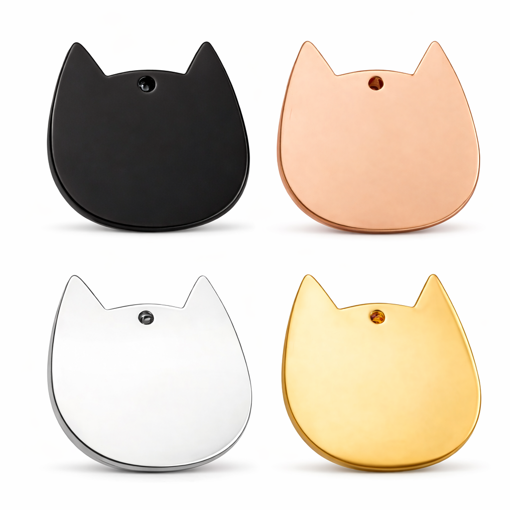 Hanger met gravure - Kat