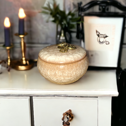 Mini urn Serene - Beige/Bruin