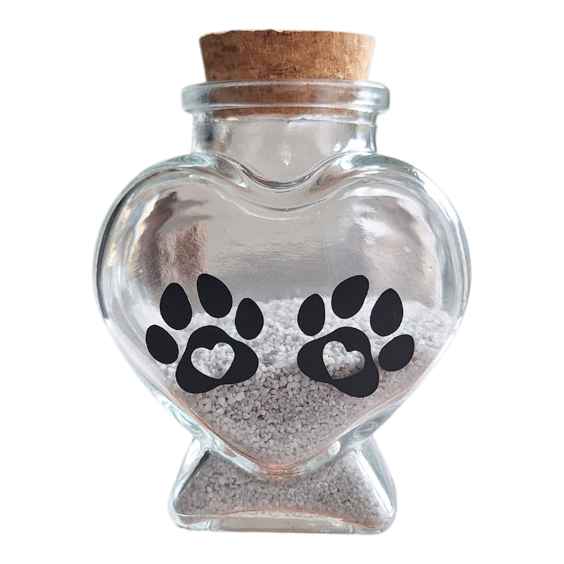 Memorial Flesje - A piece of my heart is in heaven