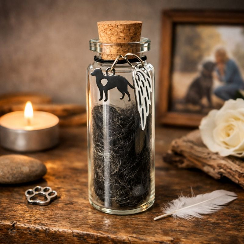 memorial flesje voor hond