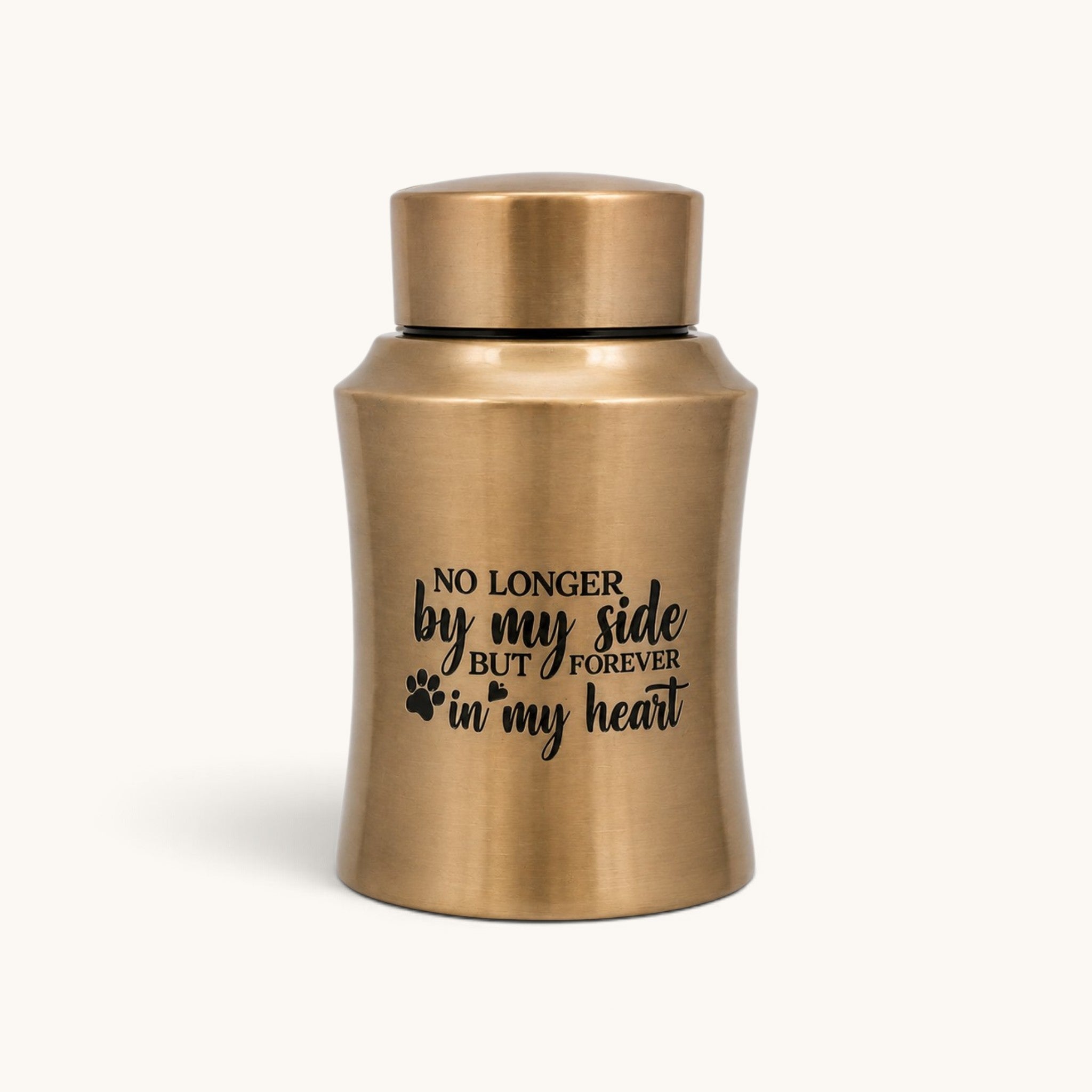 Urn hond - RVS - Zwart