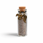 Memorial flesje paard – 4 kleuren - Buisje 12 ml