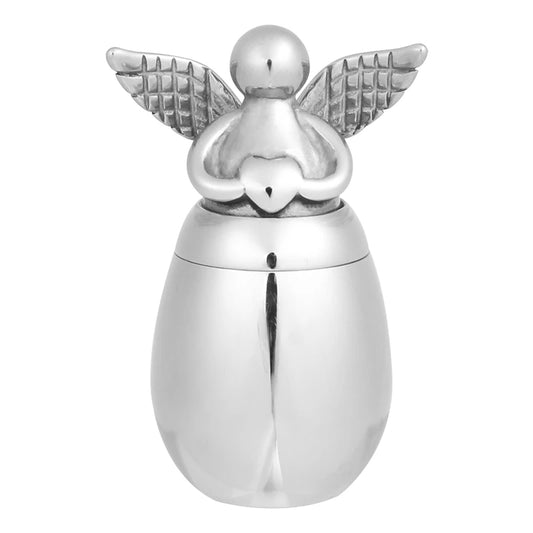 Mini Urn Engel 3.8 cm - Zilver
