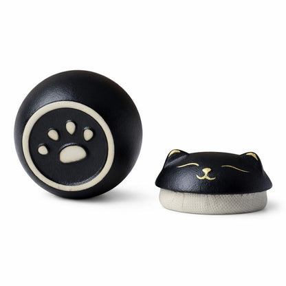 zwart -  katten  - mini urn
