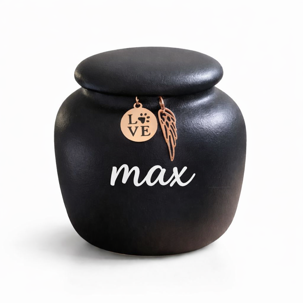 Urn - 150 ML - Zwart - Met Hangertjes