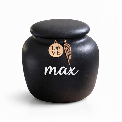 Urn - 150 ML - Zwart - Met Hangertjes