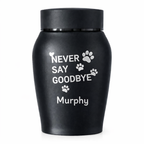Urn - 250 ML - Zwart - Never say goodbye
