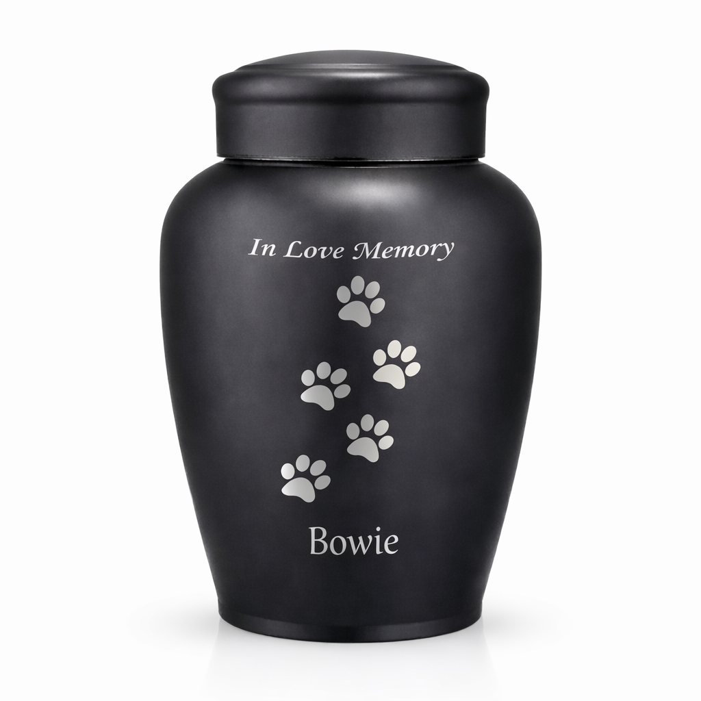 Grote Urn - 2000 ML - Zwart