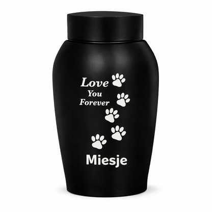 Urn Black - Stainless Steel 500ML - Love you forever