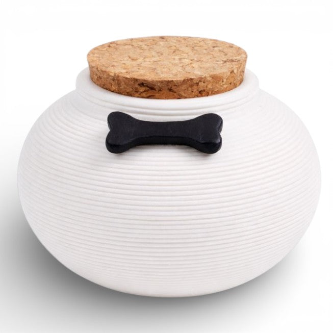 Black Urn - 350 ml - with keepsake pendants