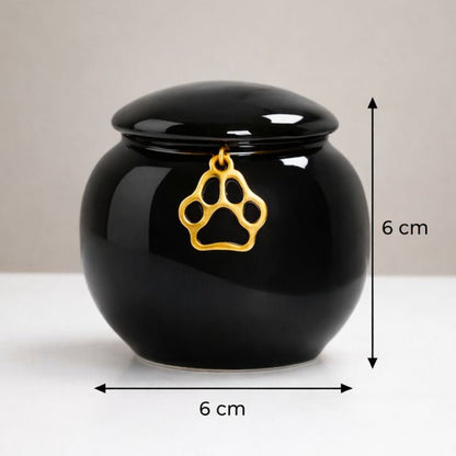 mini urn - ontworpen om een gedeelte van de as te bewaren