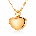 Heart Pendant - Gold and Silver