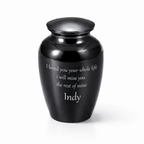 Mini urn - RVS - 55 ML - Naar eigen wens te personaliseren