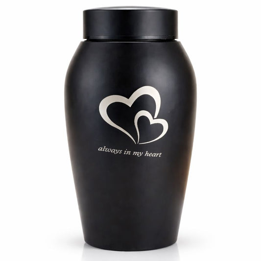Urn - 250 ML - Zwart - Always in my heart