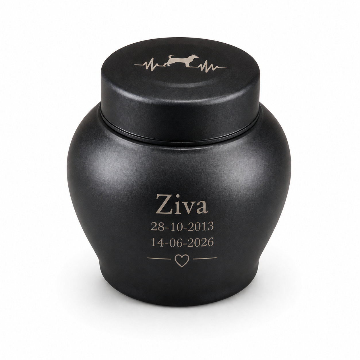 Urn Hond - RVS - 300 ML