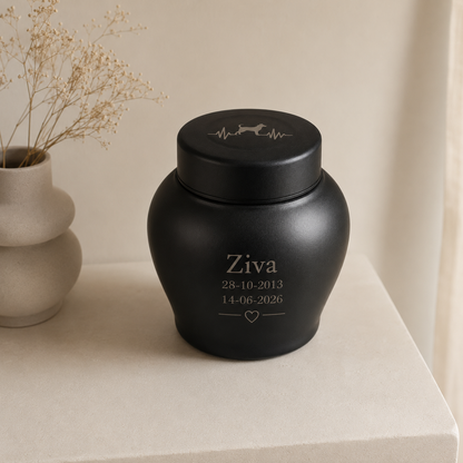 Urn Hond - RVS - 300 ML