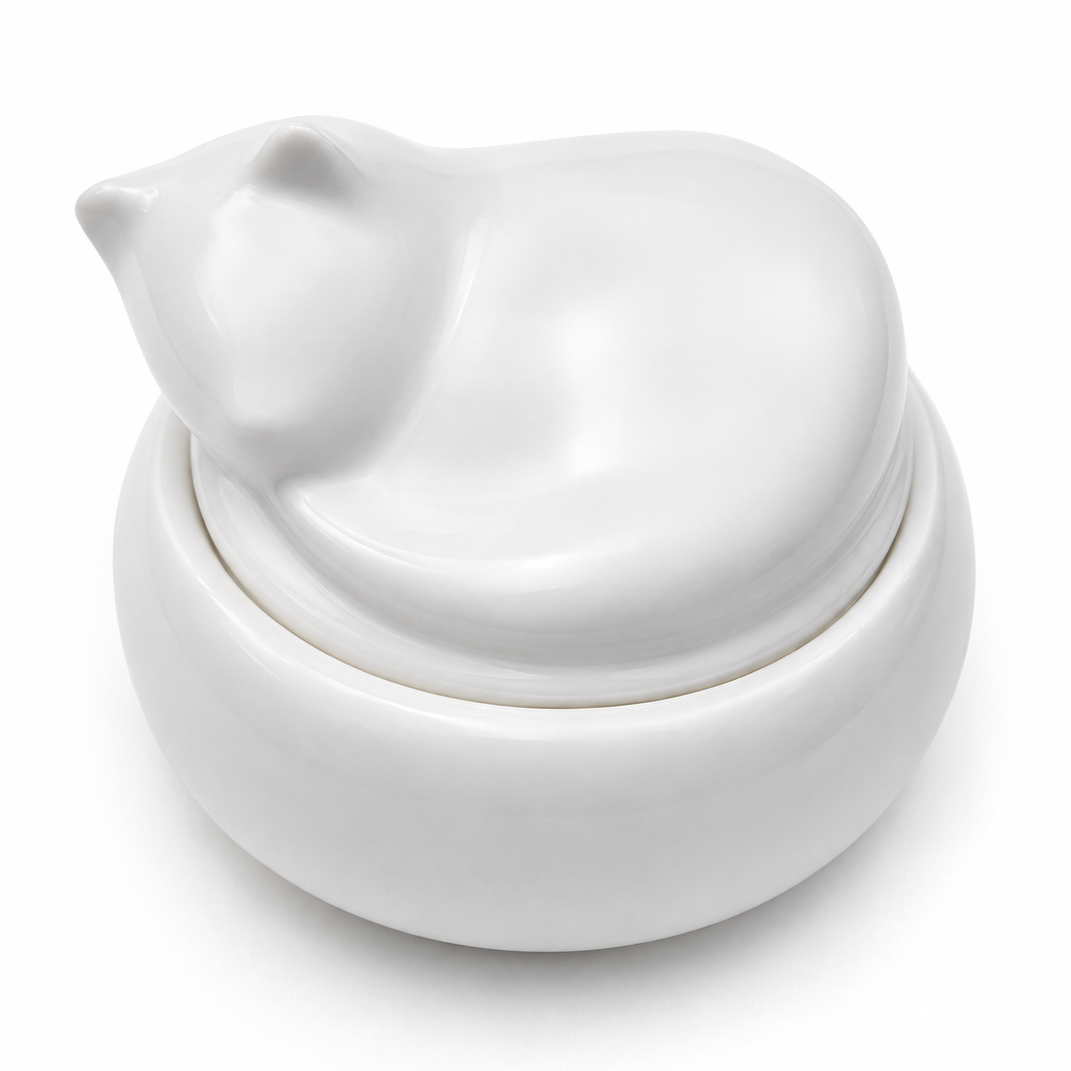 Urn voor kat - Wit - 400 ML