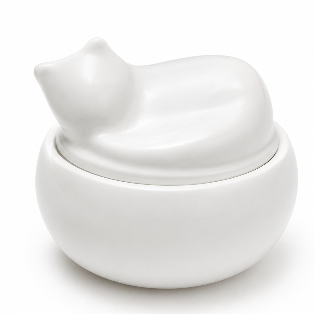 Katten urn - Wit - 400 ML
