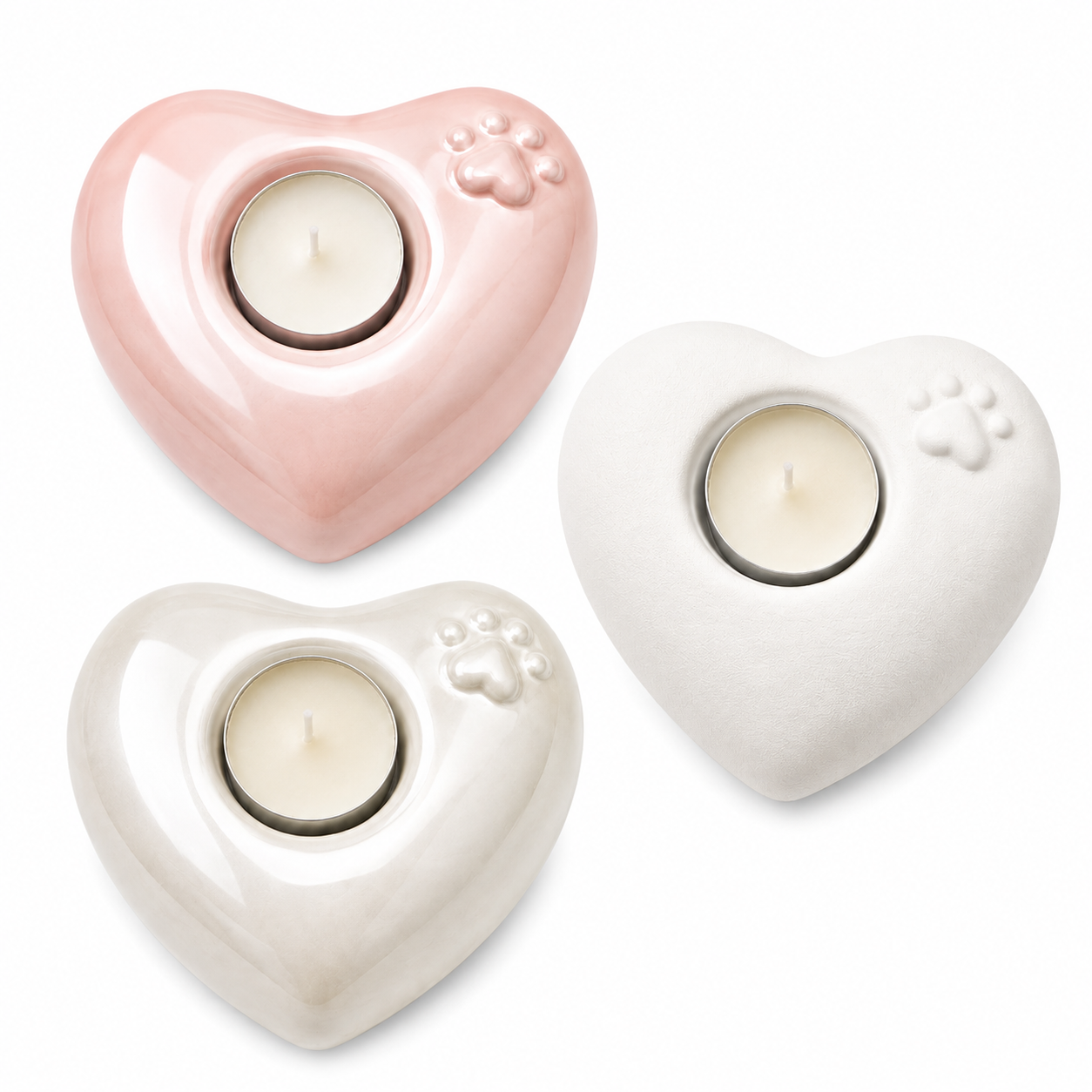 Urn hart met waxinelichthouder - 300 ML