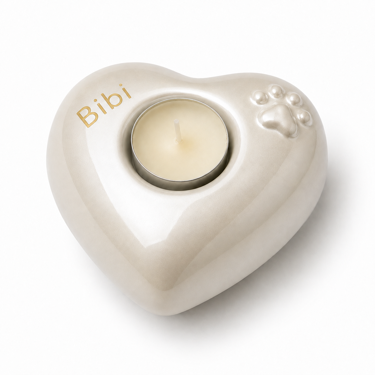 Urn hart met waxinelichthouder - 300 ML