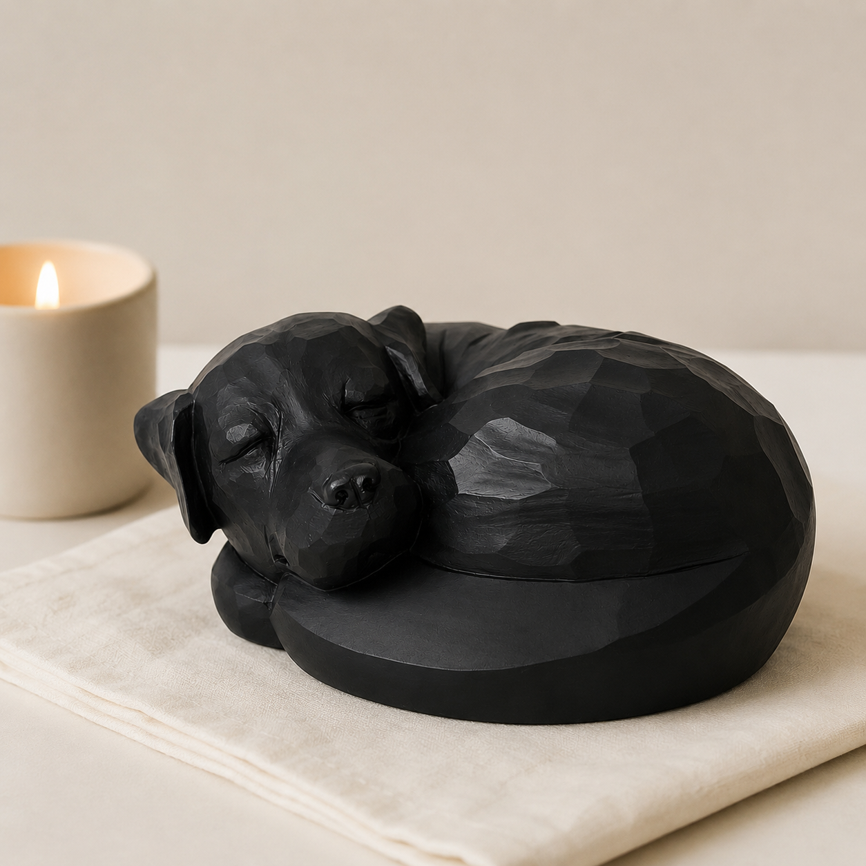 Urn hond- Slapend Hondje - 1000 ML