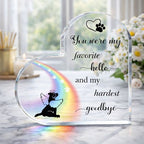 Herdenkingsbeeld - Hond - Favorite hello