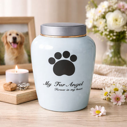 Urn - Blauw/Grijs - 300 ML