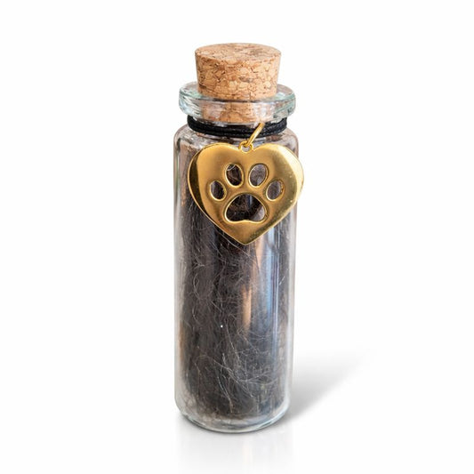 Memorial bottle - Gold, Silver and Black 