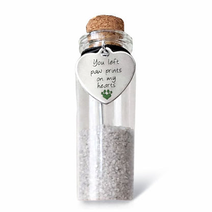 Memorial bottle - Pendant with text 