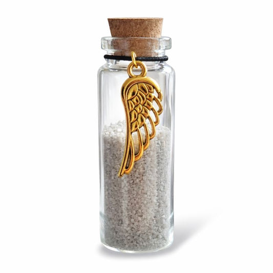 Memorial bottle - Gold - Angel Wing 
