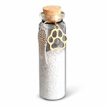 Memorial bottle - Bronze - Paw 