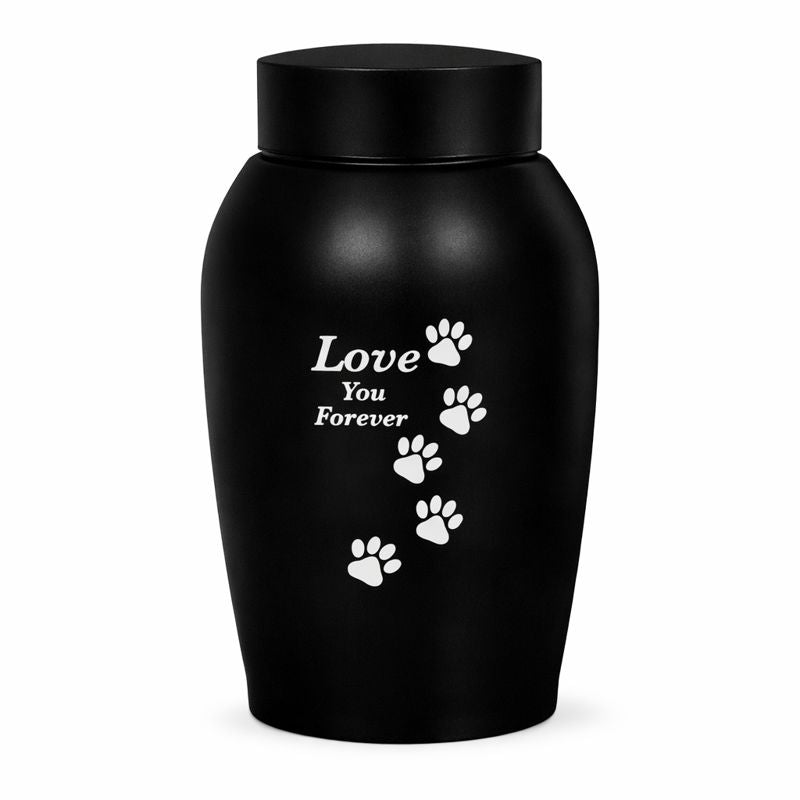 Urn Black - Stainless Steel 500ML - Love you forever