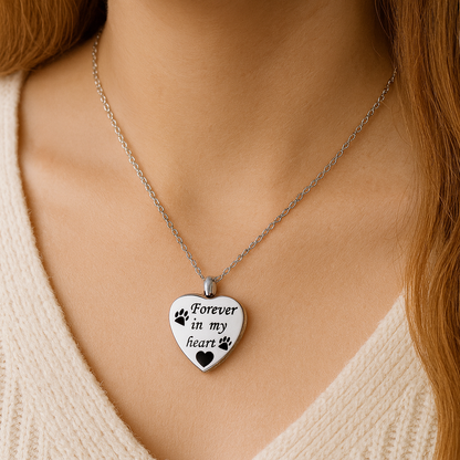 Ash Pendant Heart - Forever in my heart 