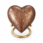 Mini urn - Bruin hart - 110 ML