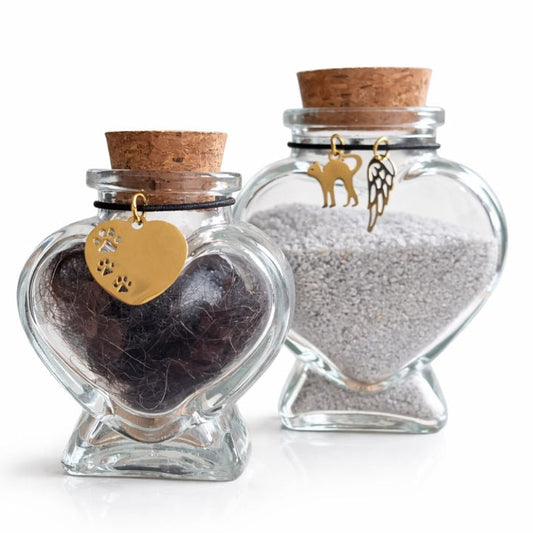 Memorial Flesjes - Set van 2 - Kat