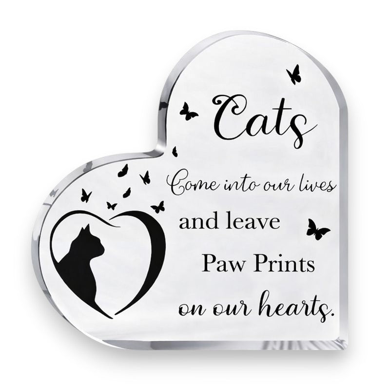 Herdenkingsbeeld - Kat - Pawprints