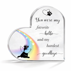 Herdenkingsbeeld - Hond - Favorite hello