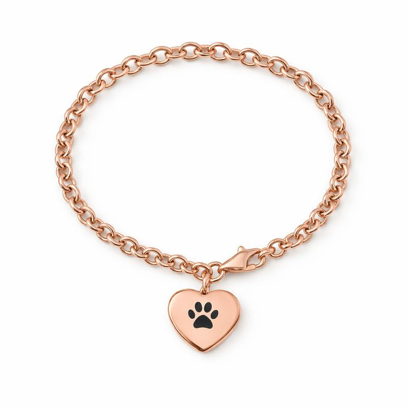 As armband - Pootafdrukje - Goud, Zilver, Rosègoud en Zwart