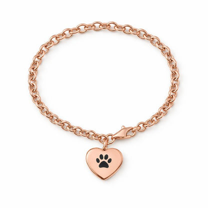 As armband - Pootafdrukje - Goud, Zilver, Rosègoud en Zwart