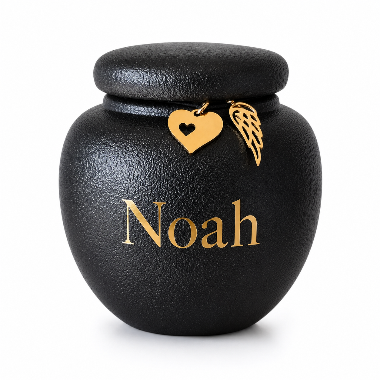 Mini urn with keepsake pendants - 7 x H 7 cm