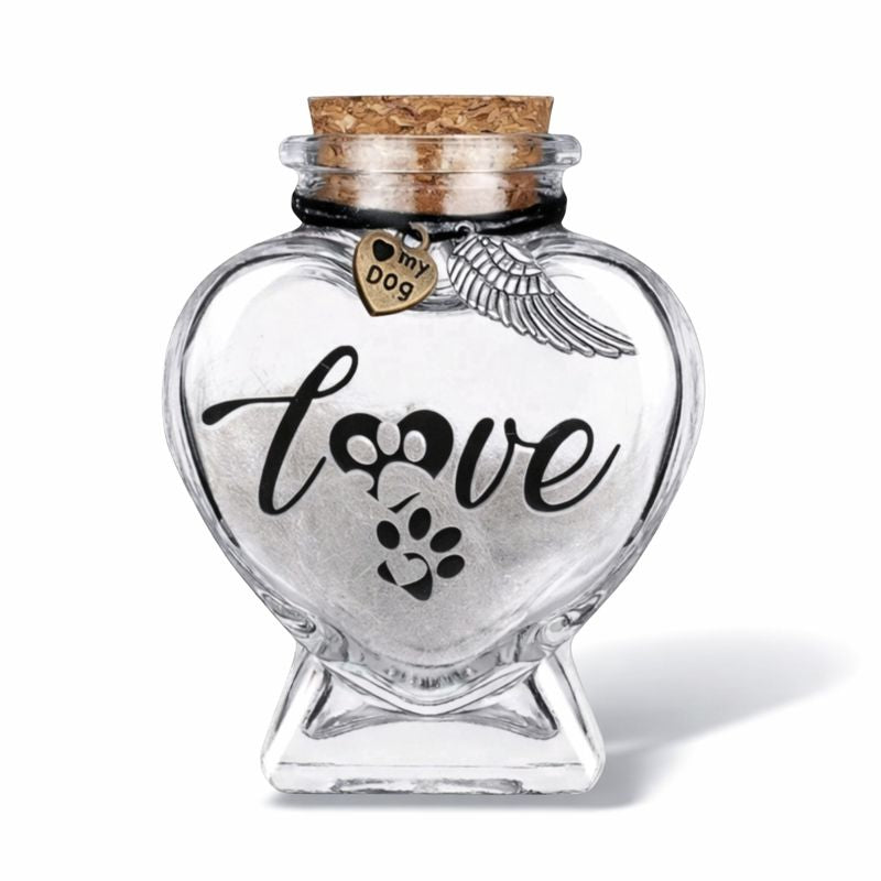 Memorial Flesje - Love - Hond