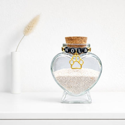 Memorial bottle with name - H 8 cm