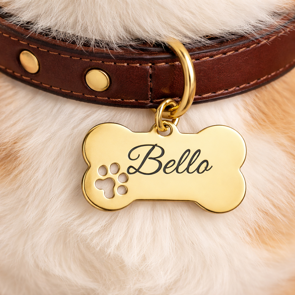 Hanger met gravure - Hond