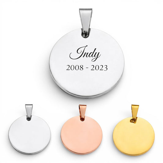 Hanger met gravure - 2.5 cm